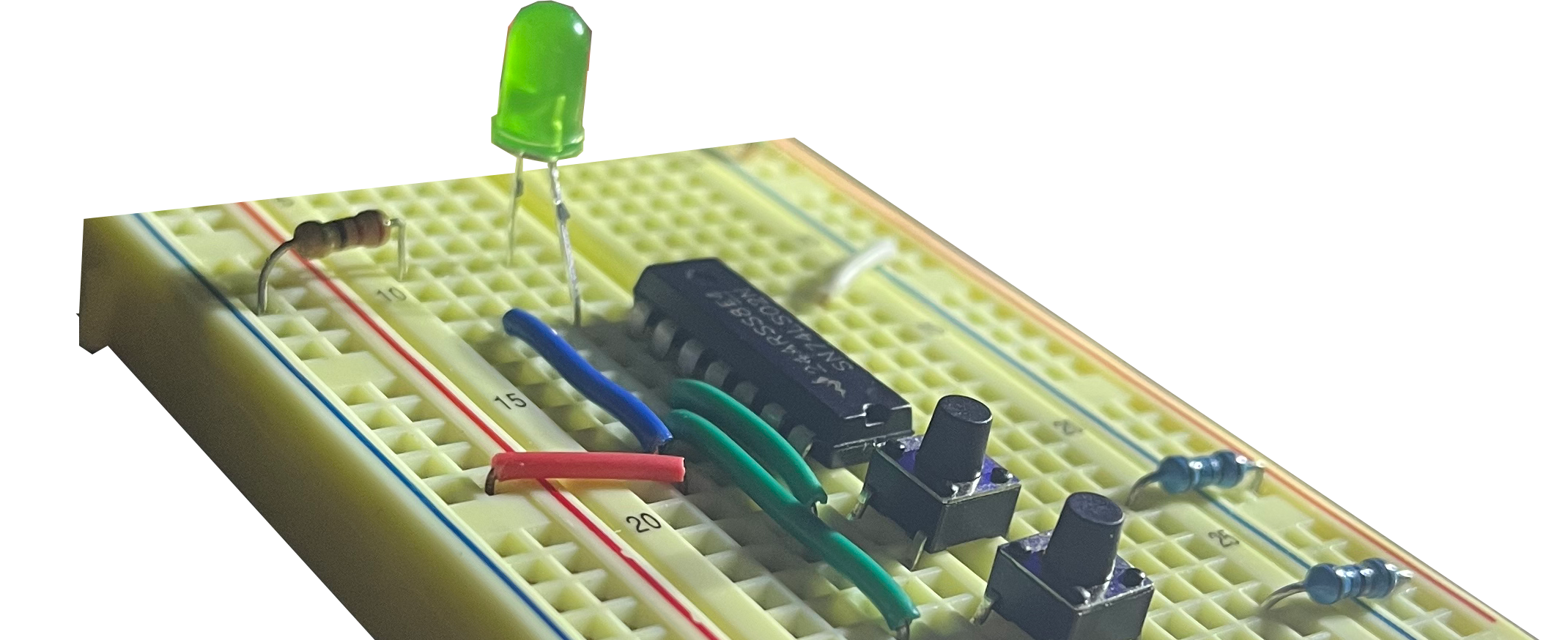 breadboard circuit